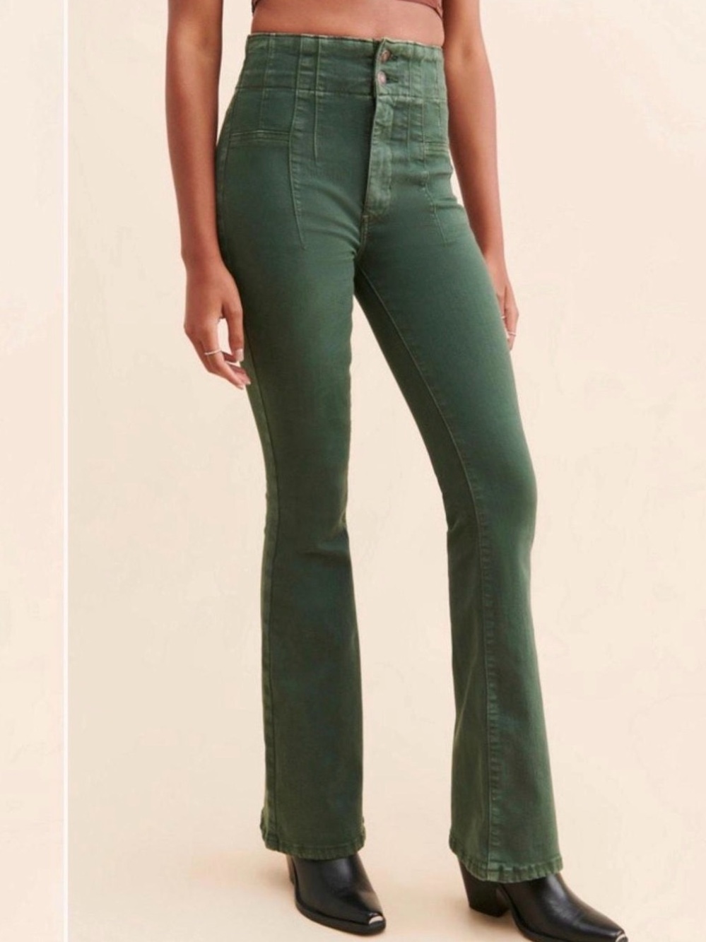 Free Peopke We the Free Jayde high-rise corduroy flare jeans